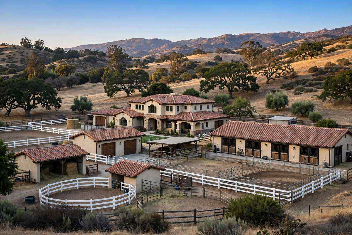 Equestrian properties in the Bridle Path area of Simi Valley