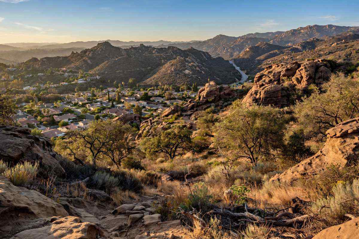 Homes near the Corriganville pocket at Simi Valley's east end